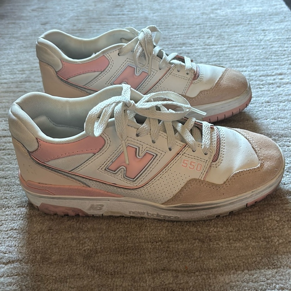 New Balance 550 Light Pink/White